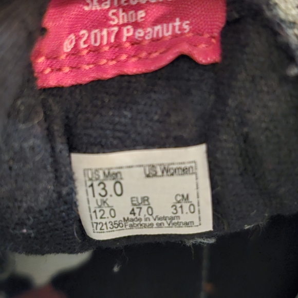 Vans SNOOPY  high top MENS 13 - Picture 3 of 4